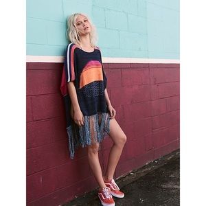 🆕🎉HP🎊Free People Fringe Sweater in Multi, 2 New